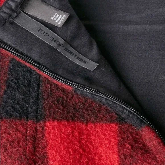 Topshop Buffalo plaid skirt - Picture 5 of 6